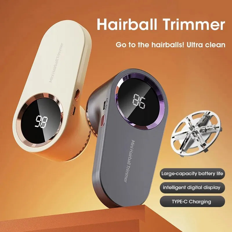 USB Rechargeable Fabric Shaver – Electric Lint & Fuzz Remover with LED Display