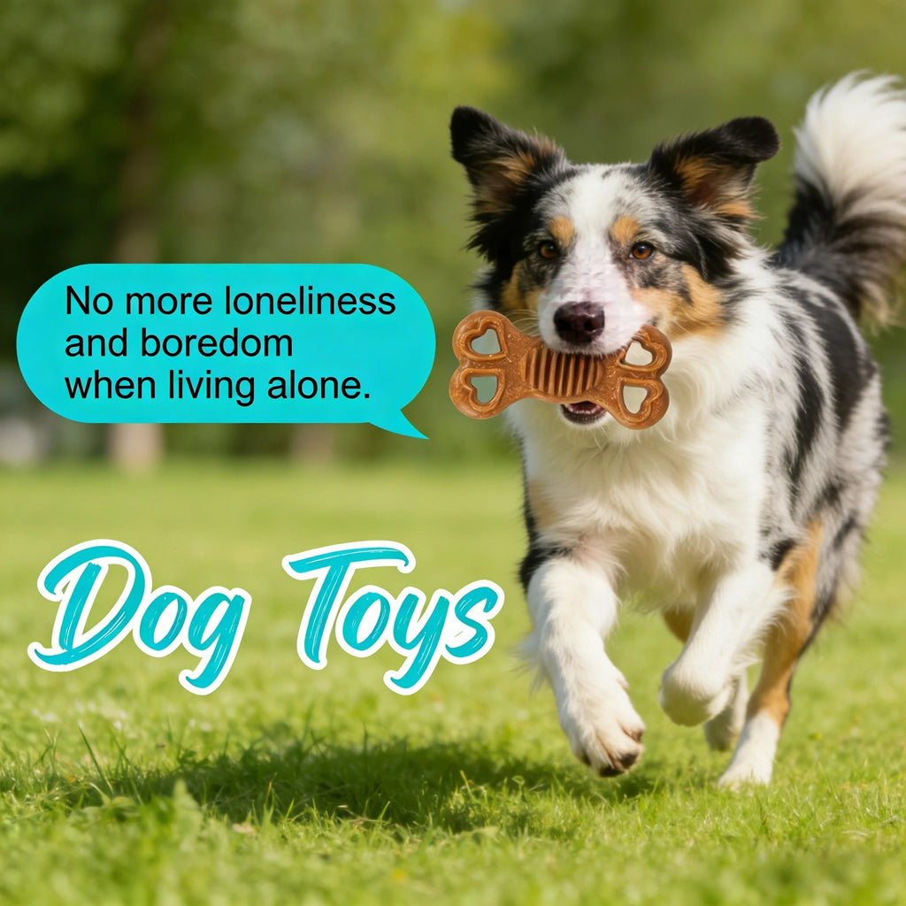 Durable Dog Chew Toy – Textured Bone for Aggressive Chewers & Puppies