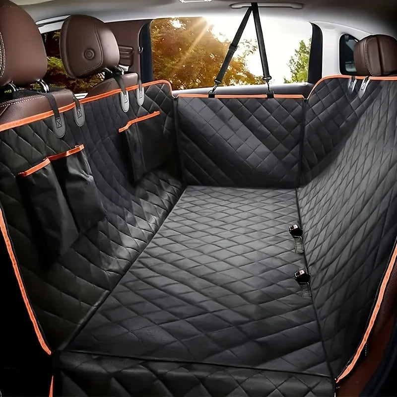 Waterproof Dog Car Seat Cover – Scratch-Resistant Pet Hammock