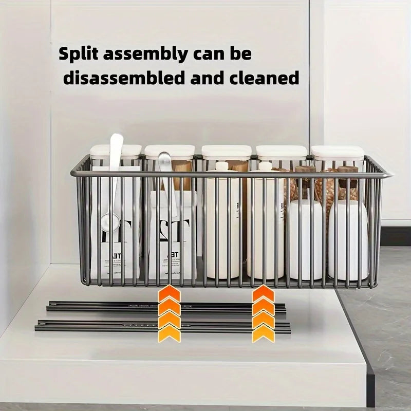 Pull-Out Cabinet Organizer – Under Sink Sliding Storage Drawer