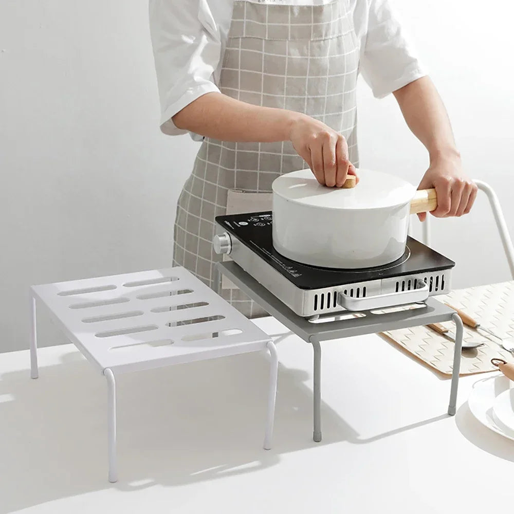 Expandable Kitchen Storage Shelf – Freestanding Spice & Cabinet Organizer