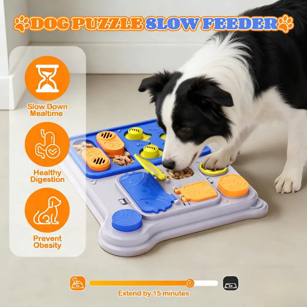 Dog Puzzle Feeder Toy – Interactive Treat Dispenser for Small & Medium Dogs