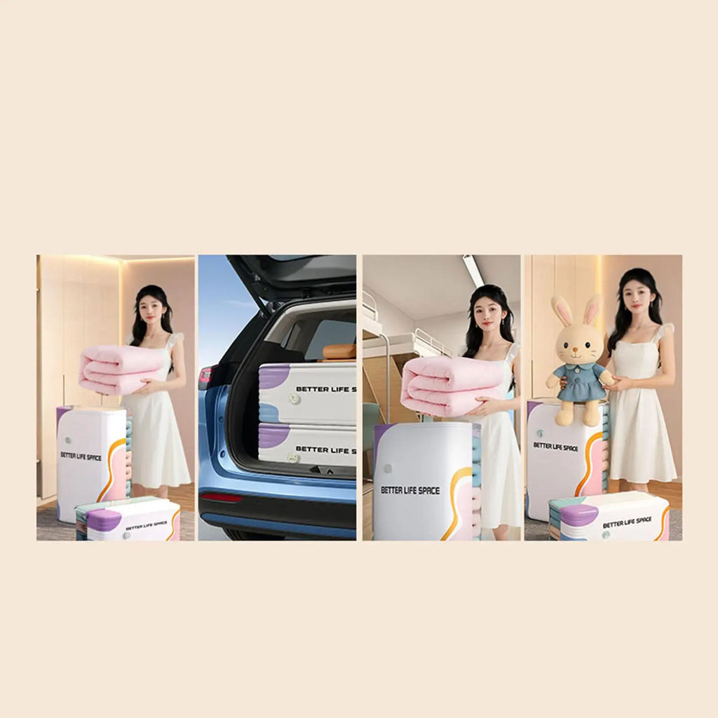 Vacuum Storage Bags – Space-Saving Clothes & Quilt Organizer