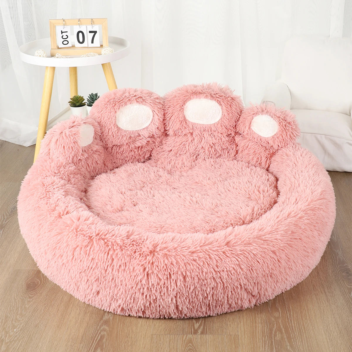 Large Washable Dog Bed – Cozy Basket Bed for Medium & Large Dogs