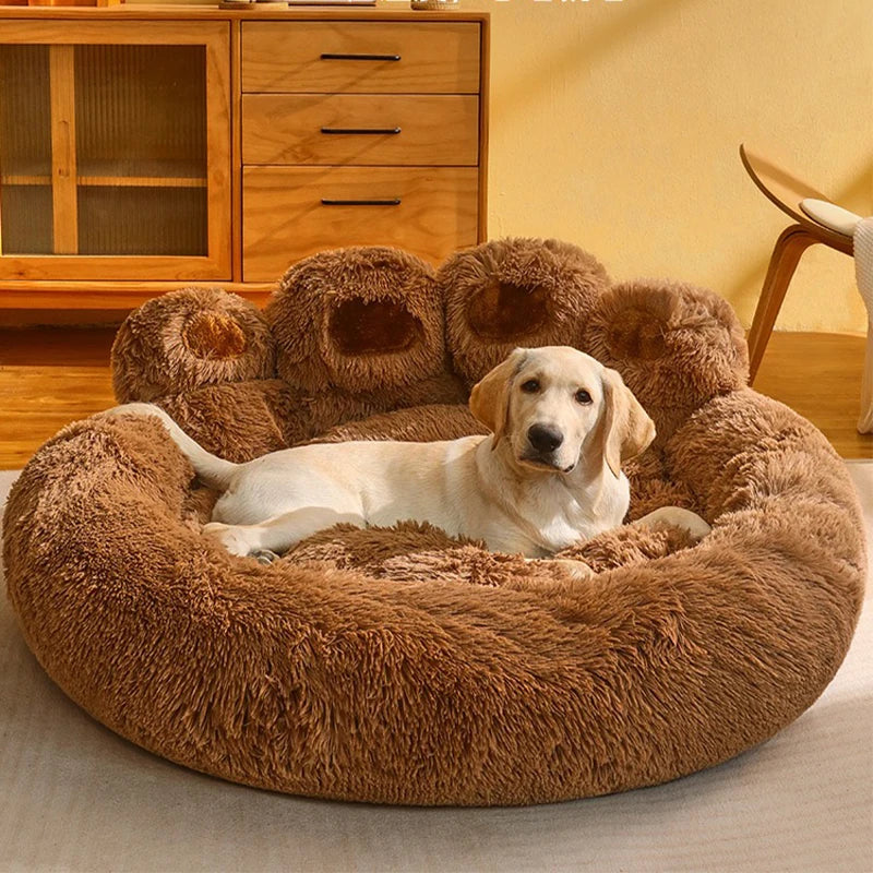 Large Washable Dog Bed – Cozy Basket Bed for Medium & Large Dogs